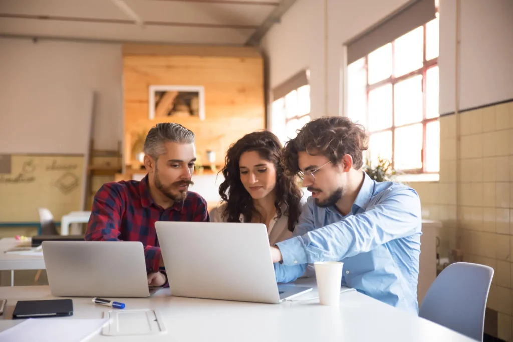 Austin Texas digital agency team discussing business growth strategies
